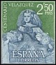 Spain 1961 Velazquez 2,50 Ptas Azul y Verde Edifil 1346A